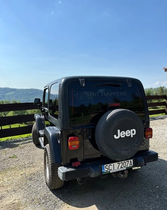 Jeep Wrangler cena 60000 przebieg: 240000, rok produkcji 2001 z Wisła małe 232